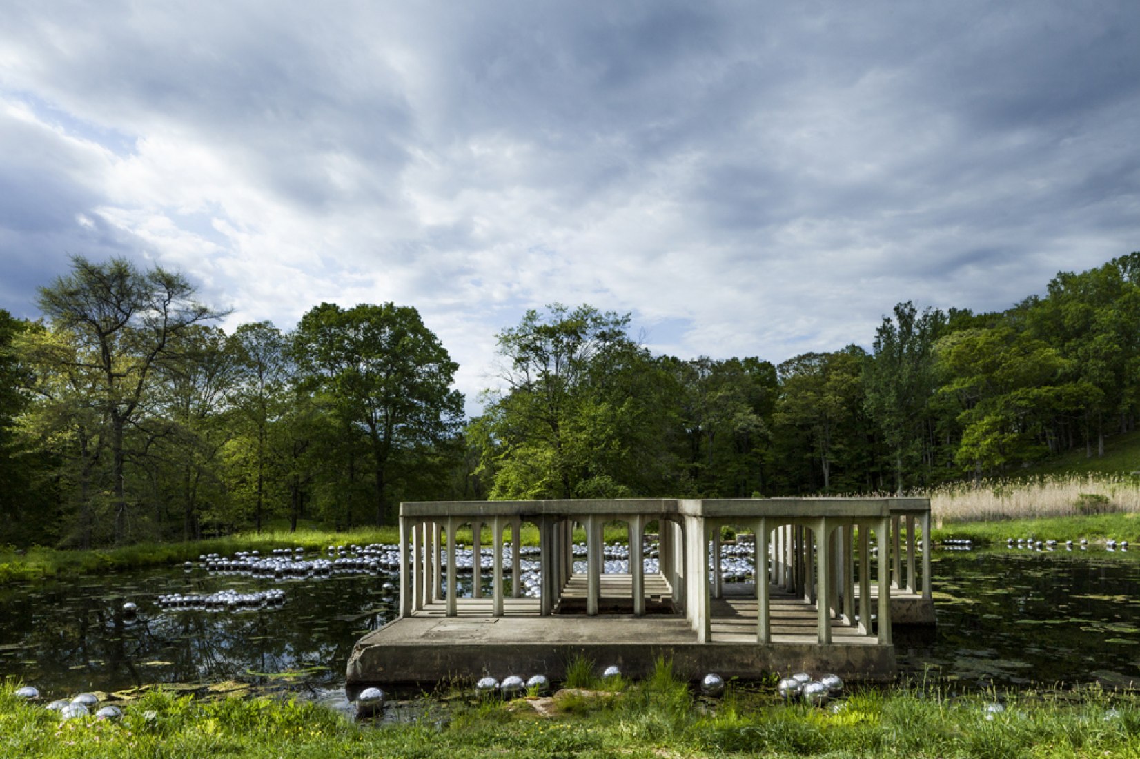 View of Yayoi Kusama, Narcissus Garden. Photograph © Matthew Placek.